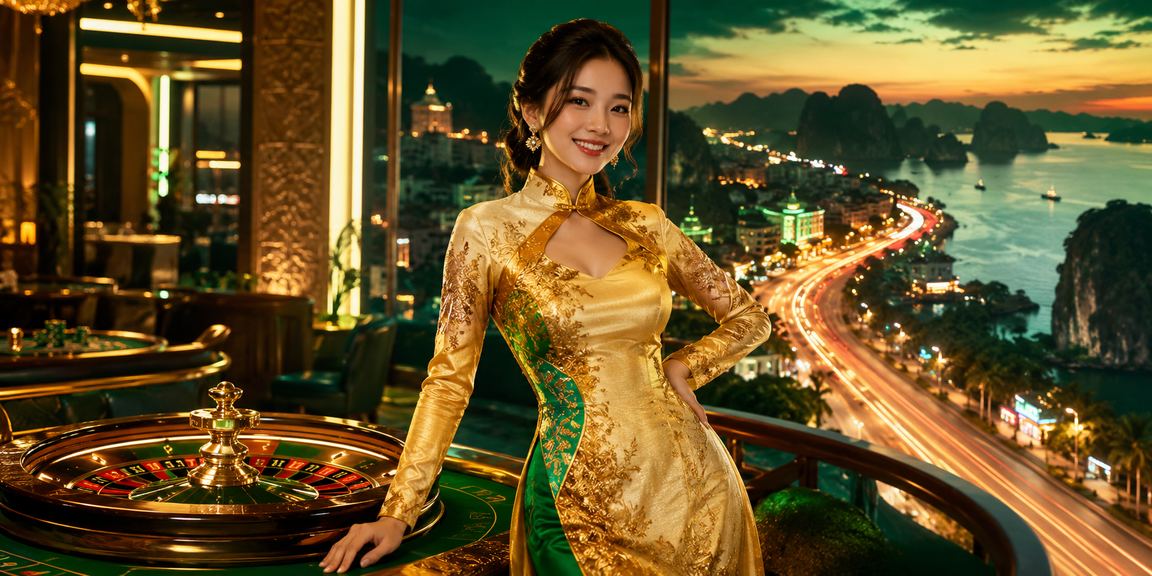 Không khí roulette sang trọng lấy cảm hứng từ vịnh Hạ Long