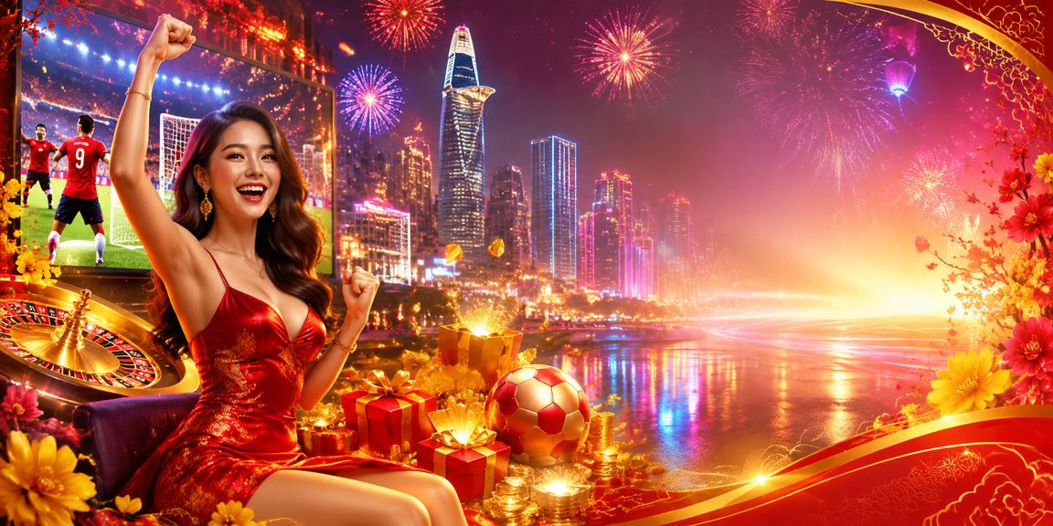 Không khí roulette sôi động trong ánh đèn neon tại TP.HCM về đêm
